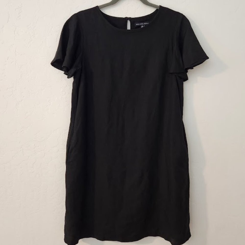 Saks Fifth Avenue Woman's Linen Blend Dress Size Medium